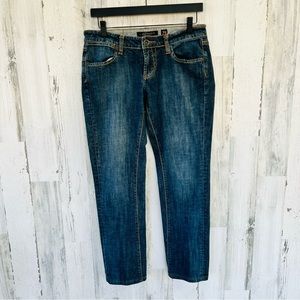 Ed Hardy Vintage Women’s Blue Denim Graphic Jeans Size 29X28.5